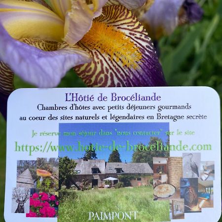 L'Hôtié de Brocéliande Paimpont Exterior foto